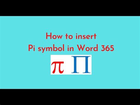 Toradh íomhá ar How to Add Pi Symbol in Word