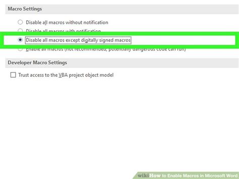 Image result for How to Enable Macros in Word
