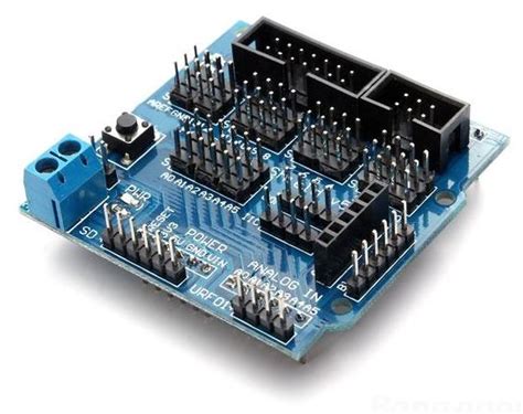 Afbeeldingsresultaten voor Arduino Uno Sensor Shield