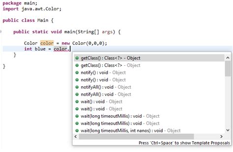 Image result for Java AWT colorList