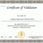 Image result for Validation Certificate Template