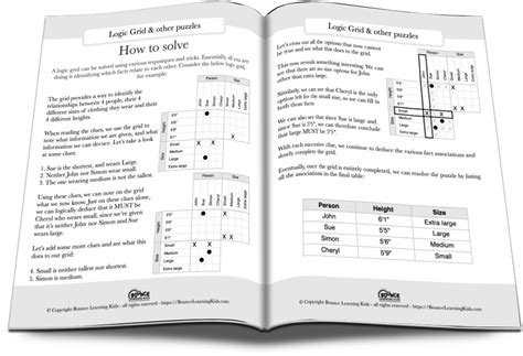 Image result for How to Do a Logic Grid