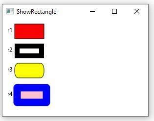 JavaFX 2D Shapes に対する画像結果