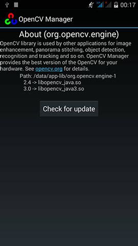 Toradh íomhá ar Android OpenCV Camera