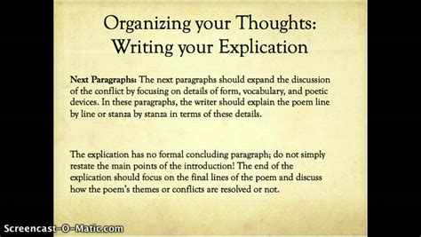 Image result for Explication Example