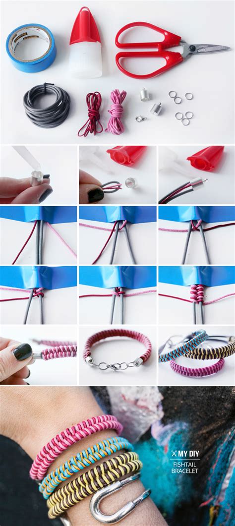 Image result for Fish Braid Bracelet Tutorial