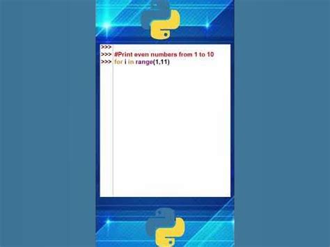 Image result for How to Print 10 Numbers in Python