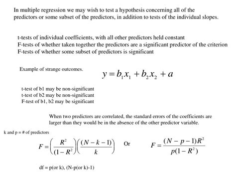 Toradh íomhá ar PowerPoint Multiple Linear Regression