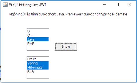 Image result for Java AWT colorList