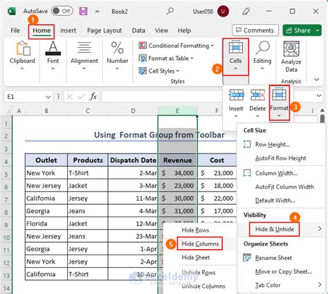 Image result for Hiding Cells in Excel