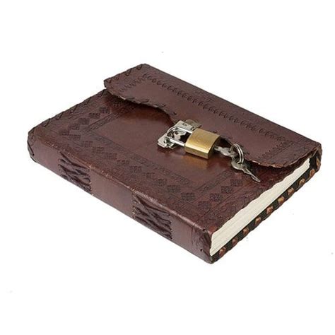 Image result for Leather Journal with Lock and Key