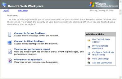 Remote Web Workplace に対する画像結果