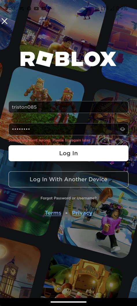 Image result for Roblox Account Logged Out Pi