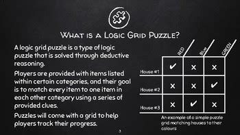 How to Do a Logic Grid に対する画像結果