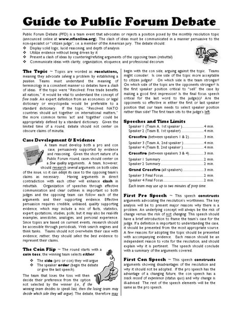 Image result for Public Forum Ladder Diagram