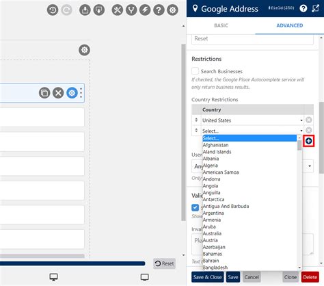 Image result for Google Address Form