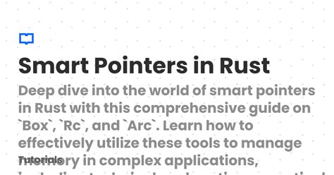 Image result for Rust Pointer Illustration