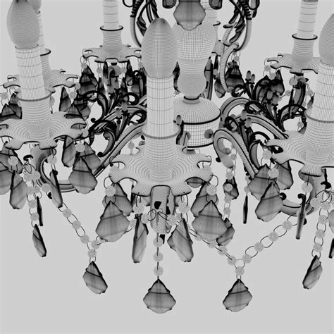 Image result for Chandelier 3D Model