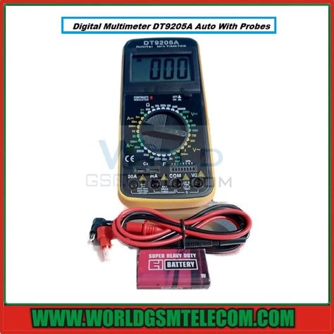 Image result for Dt9205a Digital Multimeter