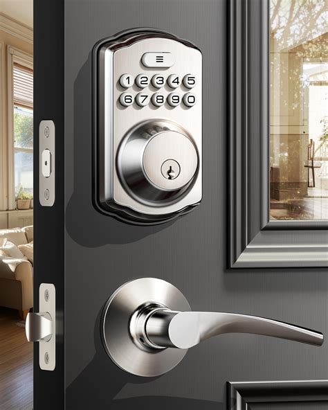 Brinks Electronic Keypad Door Lock, High-Security Keyless Entry Lock ...