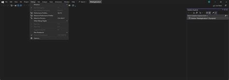 Image result for Open .Net Projct Visual Studio but Empty