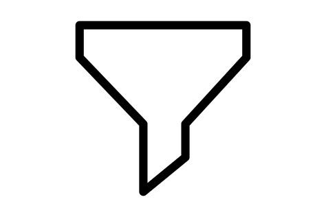 Toradh íomhá ar Filter Symbol in Computer Workflow