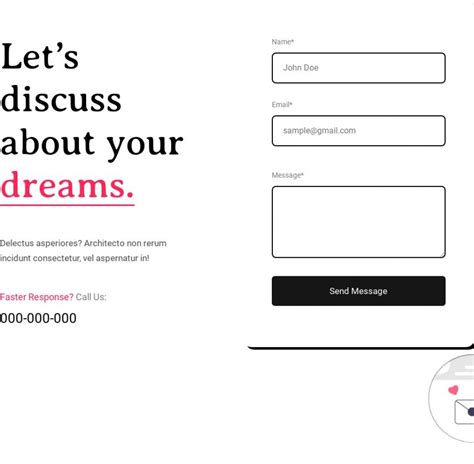 Image result for Simple Contact Form HTML with CSS
