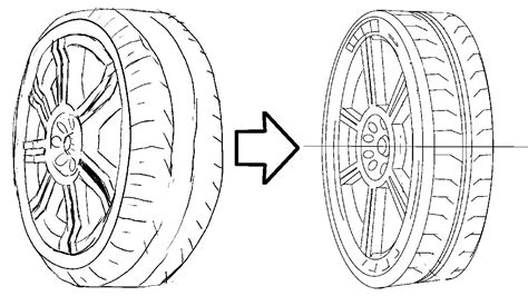 Image result for Drawing Chrome Wheels