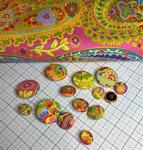 Image result for Custom Made Buttons with Fabric