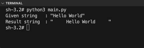 Image result for Python Center Print
