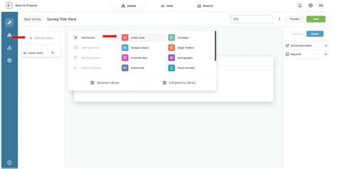 Linear Numeric Scale に対する画像結果