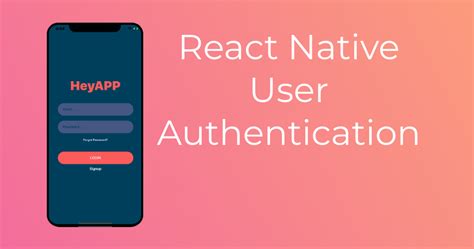 Image result for React Native Authentication