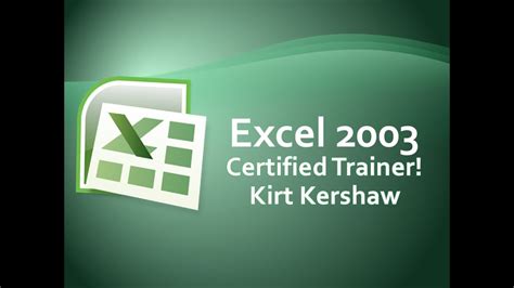 Toradh íomhá ar MS Excel 2003 Tutorial