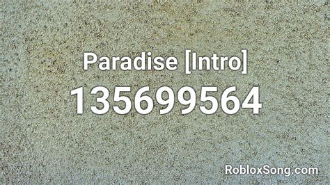 Image result for Life in Paradise Roblox ID