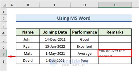 Image result for Write in Excel in One Column in Paragraph