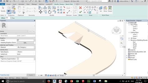 Revit Sweep-க்கான படிம முடிவு