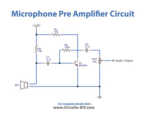 Image result for Preamplifier Circuit Diagram