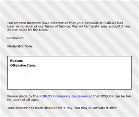 Image result for Roblox Hi Ban Note