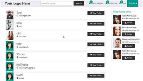 Toradh íomhá ar Social Network Code Laravel