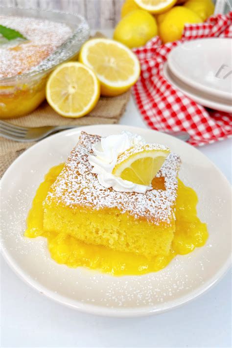 Image result for Cake Mix Lemon Pudding