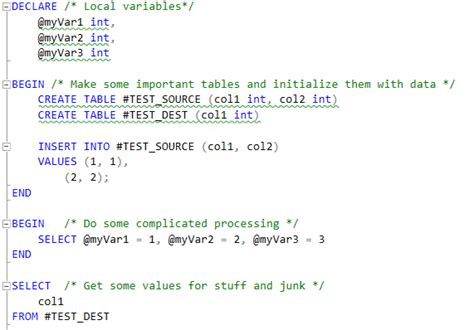 Image result for How to Make a Big Comment in SQL