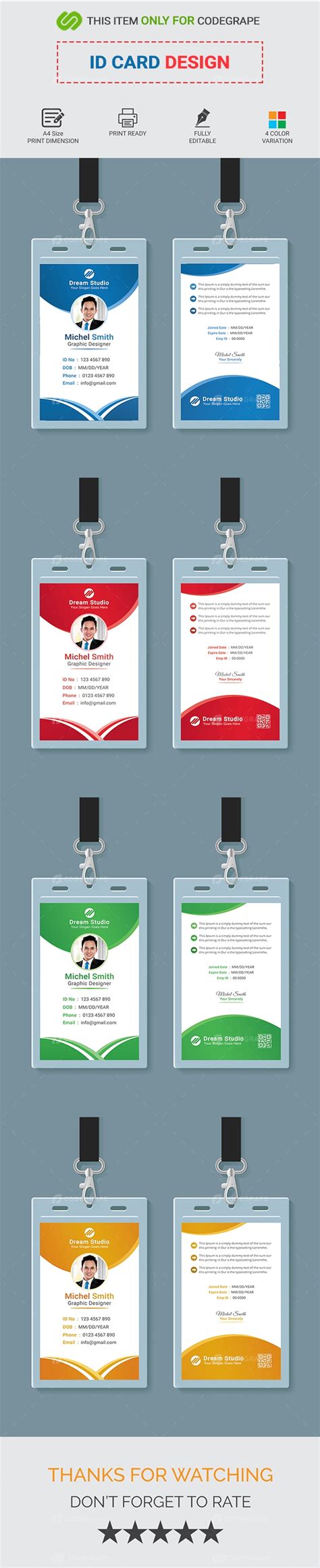 Business ID Card - ID Card Design - Prints | CodeGrape