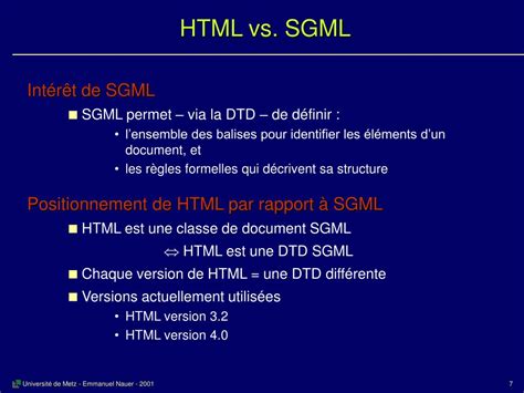 Image result for Visual Comparison of HTML to SGML