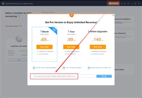 Toradh íomhá ar EaseUS Data Recovery Wizard Latest Activation Keys