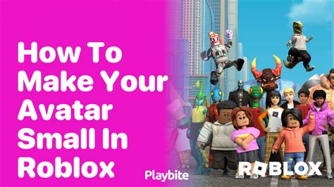 Image result for How to Make Small Avatar Roblox