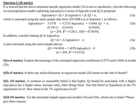 Toradh íomhá ar Sample Regression Model
