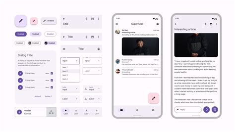 Image result for Android UI Material3