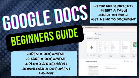 Image result for Google Docs Tutorial For Dummies