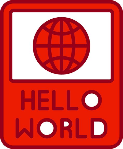 Image result for Hello World Icon