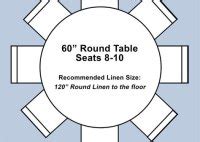 Image result for 60 Inch Round Table Seats How Many